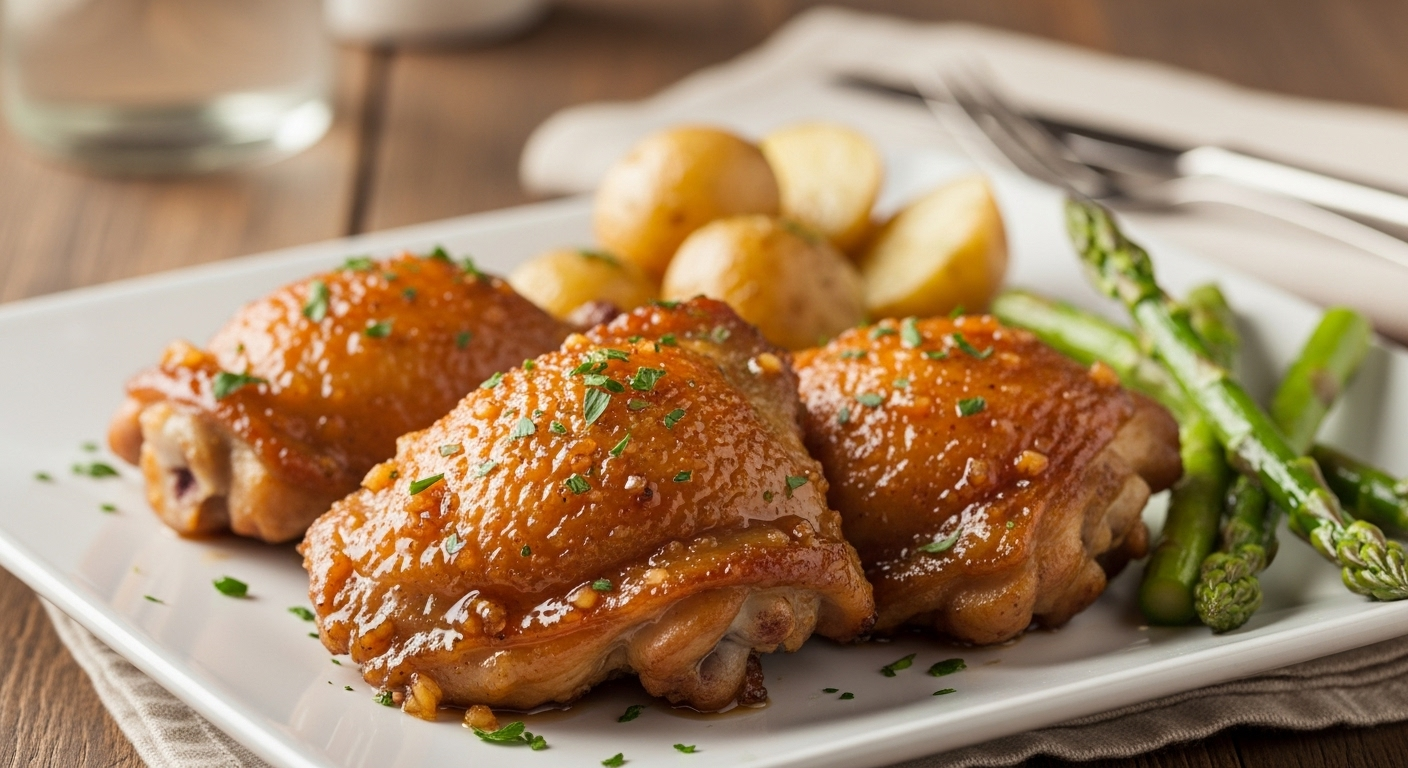 香蒜蜂蜜鸡腿肉