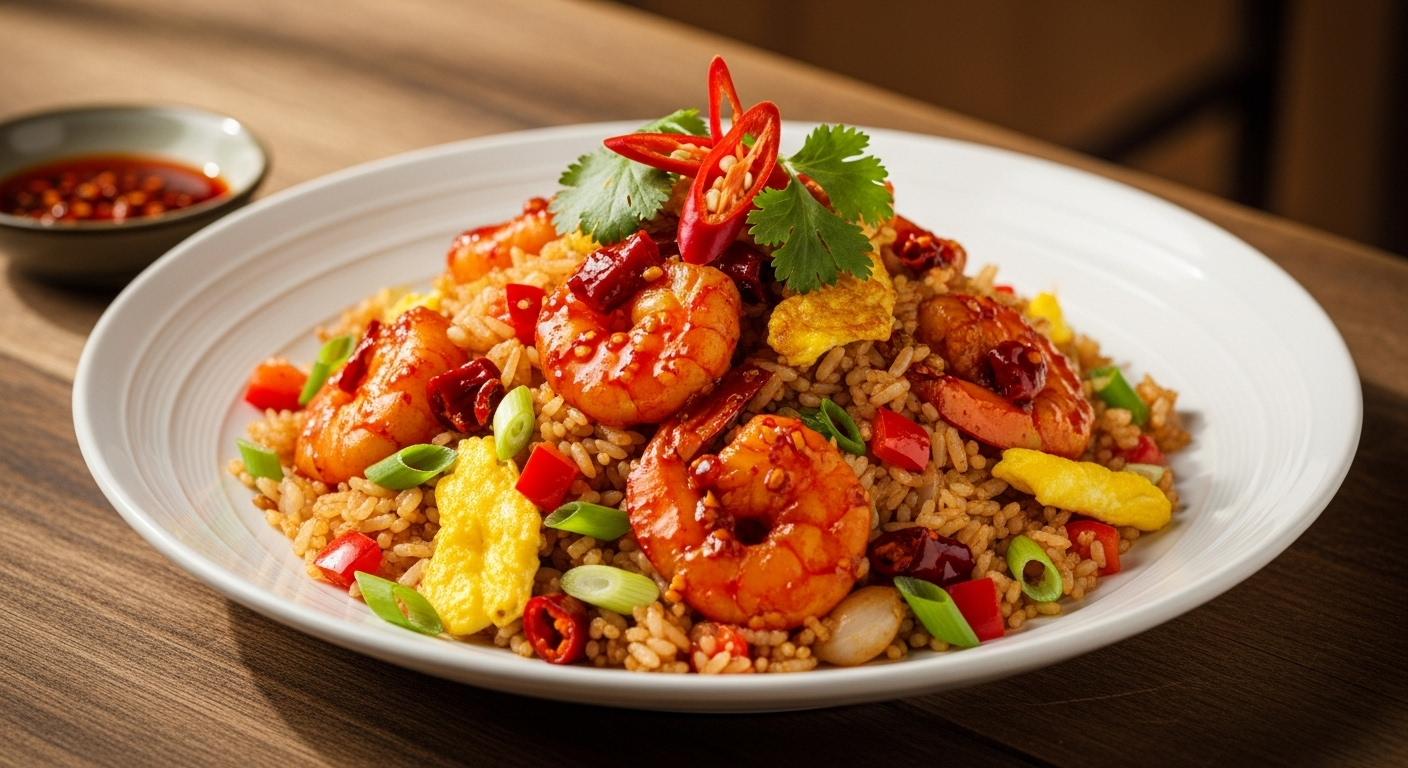 香辣虾仁炒饭